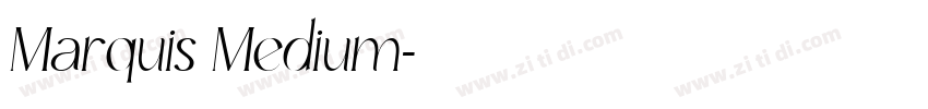 Marquis Medium字体转换